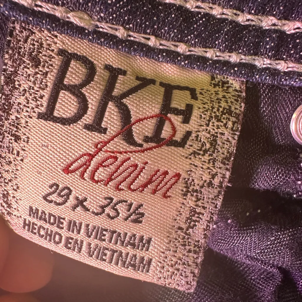 BKE Dark Blue Boot Cut Women's Jeans - Image 12