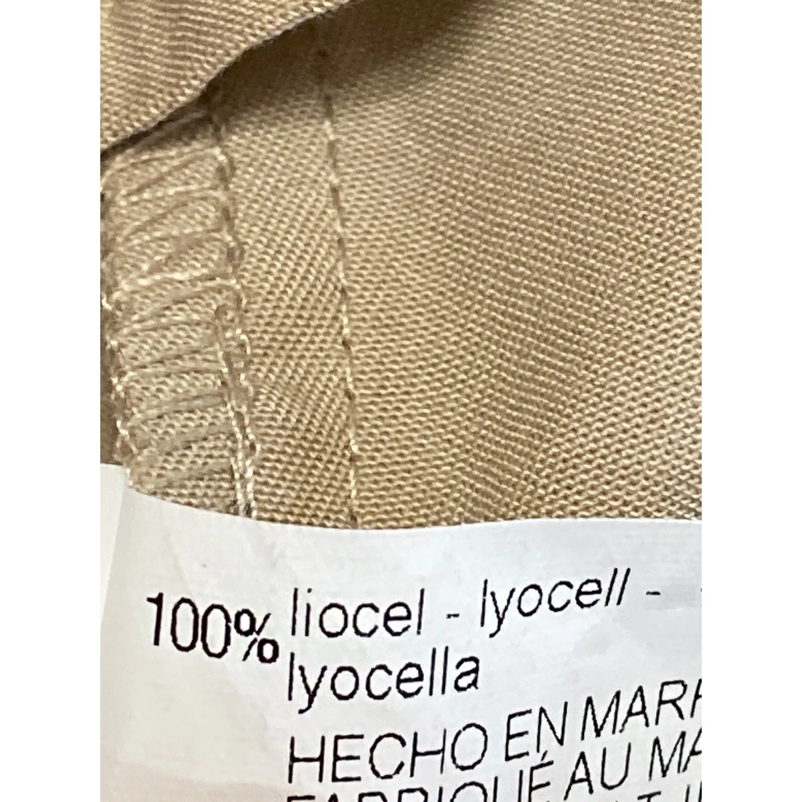 NEW Zara Women's Beige Khaki Long Sleeve Open Longline Trench Coat Jacket Sz L - Image 4