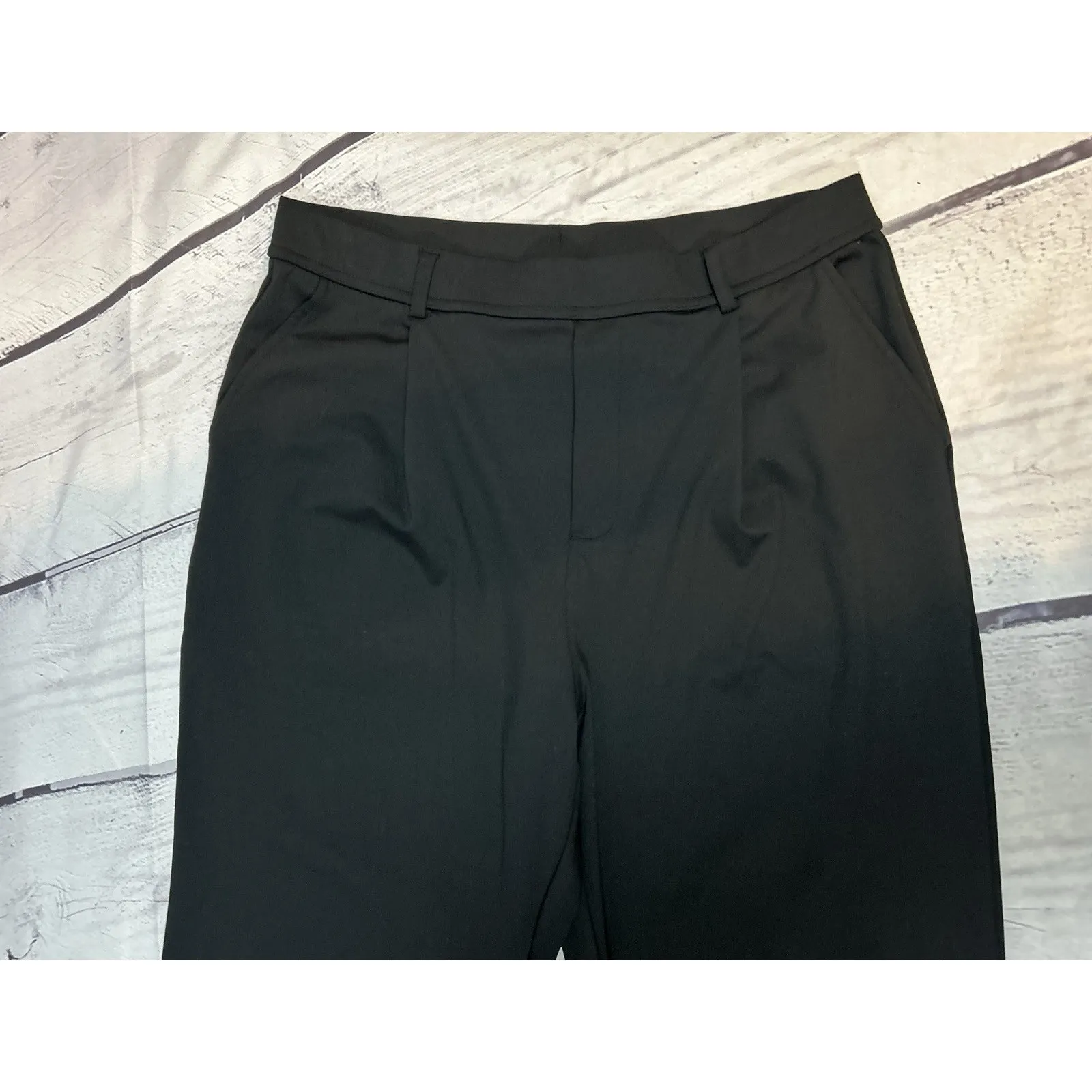 NWT Halara Flex DayStretch High Waisted Pocket Work Flare Pants Black Size L Size L - Image 3