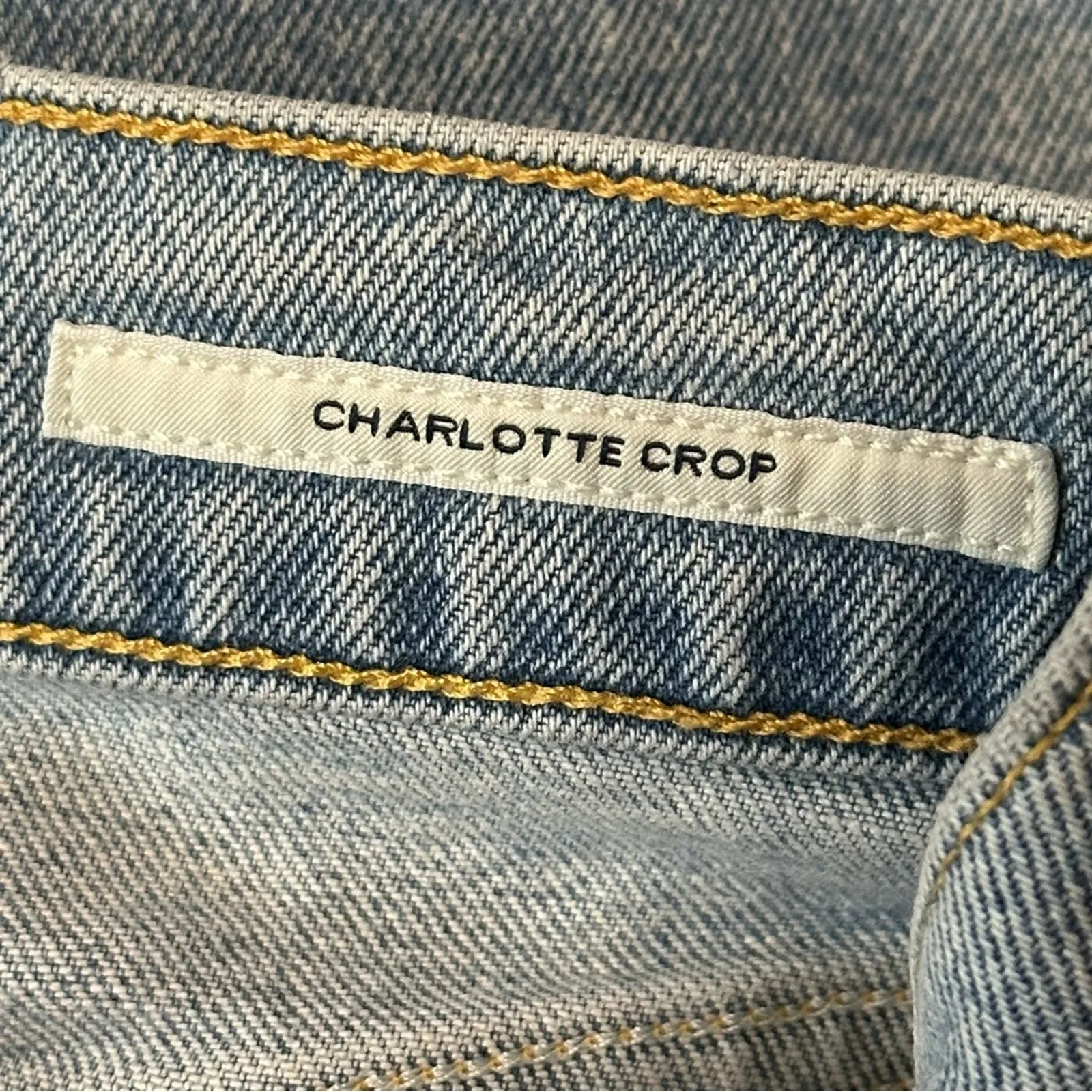 Citizens of Humanity Women’s Size 27 Light Blue Wash Charlotte Cropped Jeans - Image 6