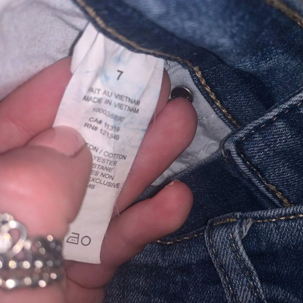 garage tallie ultra high rise super skinny jeans size 7 - Image 6