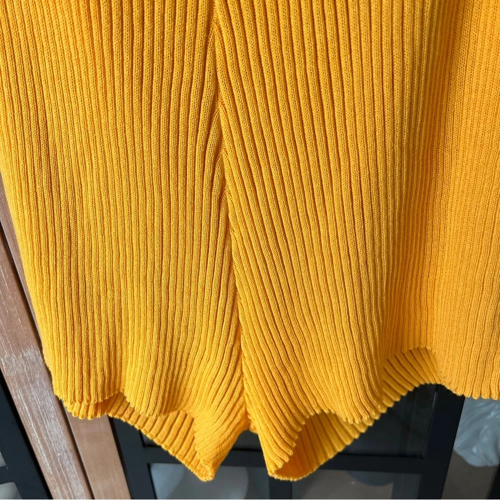 Free People romper ribbed tangerine sleeveless Nola Sweater playsuit onesie - Image 6