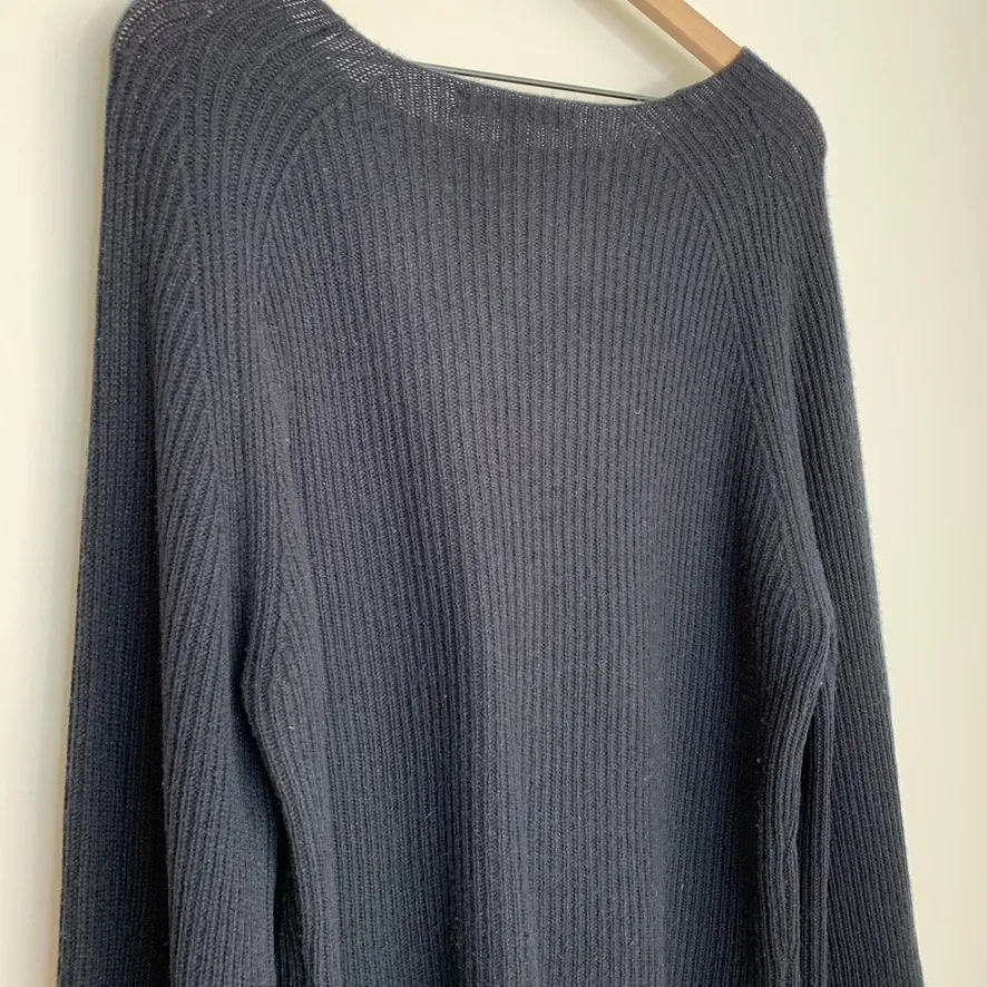 Naked Cashmere Blue Rib Bell Sleeve Cashmere Sweater Womens XS - Image 7