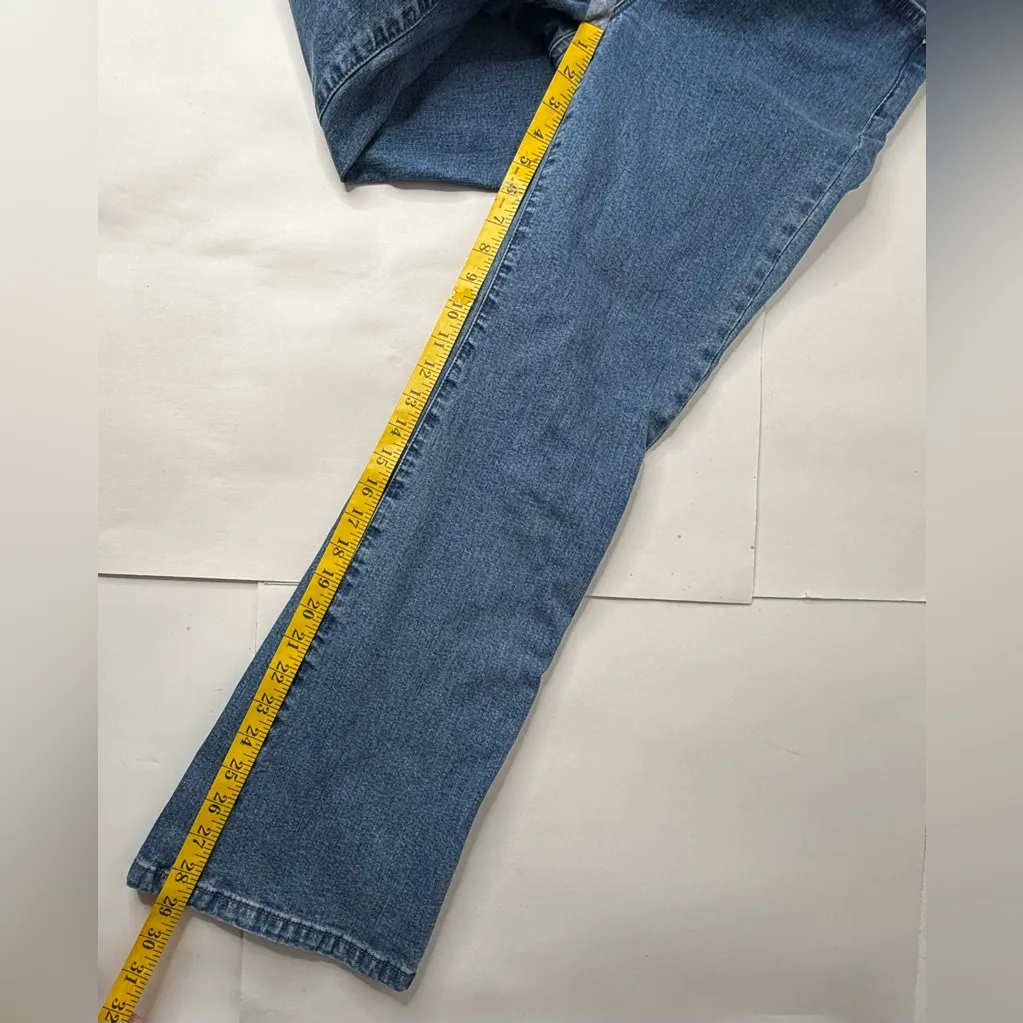 Lauren Ralph Lauren Jeans Petite Womens Size 6P Medium Wash Straight Leg Preppy‎ - Image 5