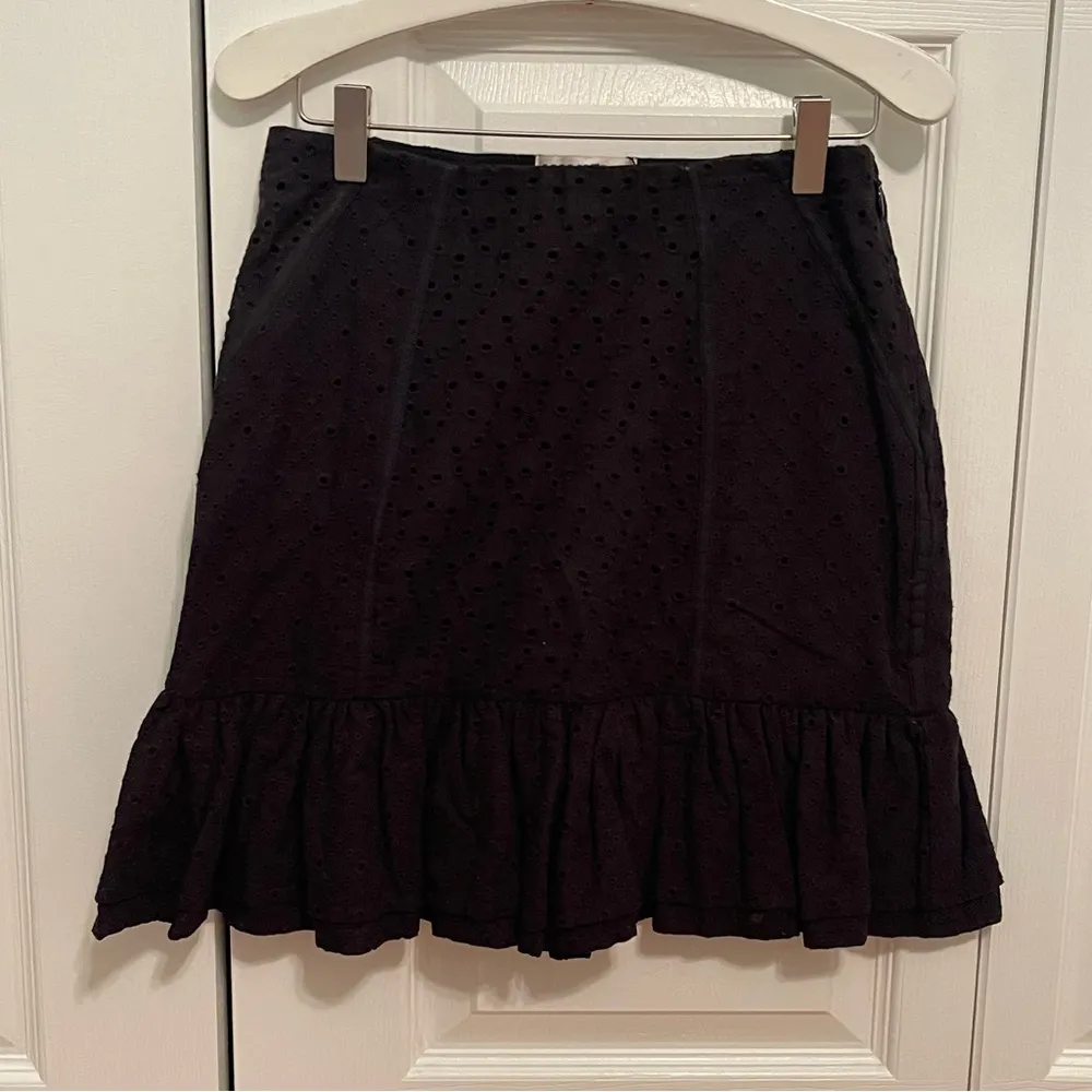 House of CB Nathalie Eyelet Black Mini Skirt - Image 3