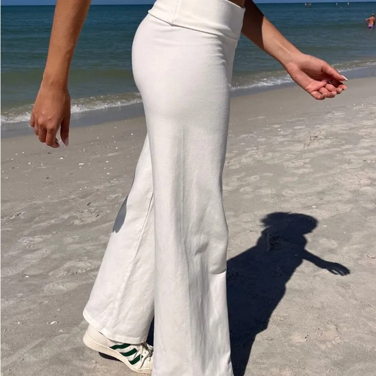 Brandy Melville NWT Pricilla Pants White - Image 2