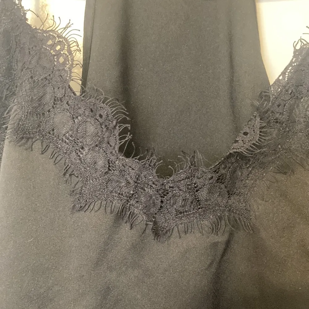 Blu Pepper Halter Camisole Black Tank Top Women’s Size Medium - Image 2