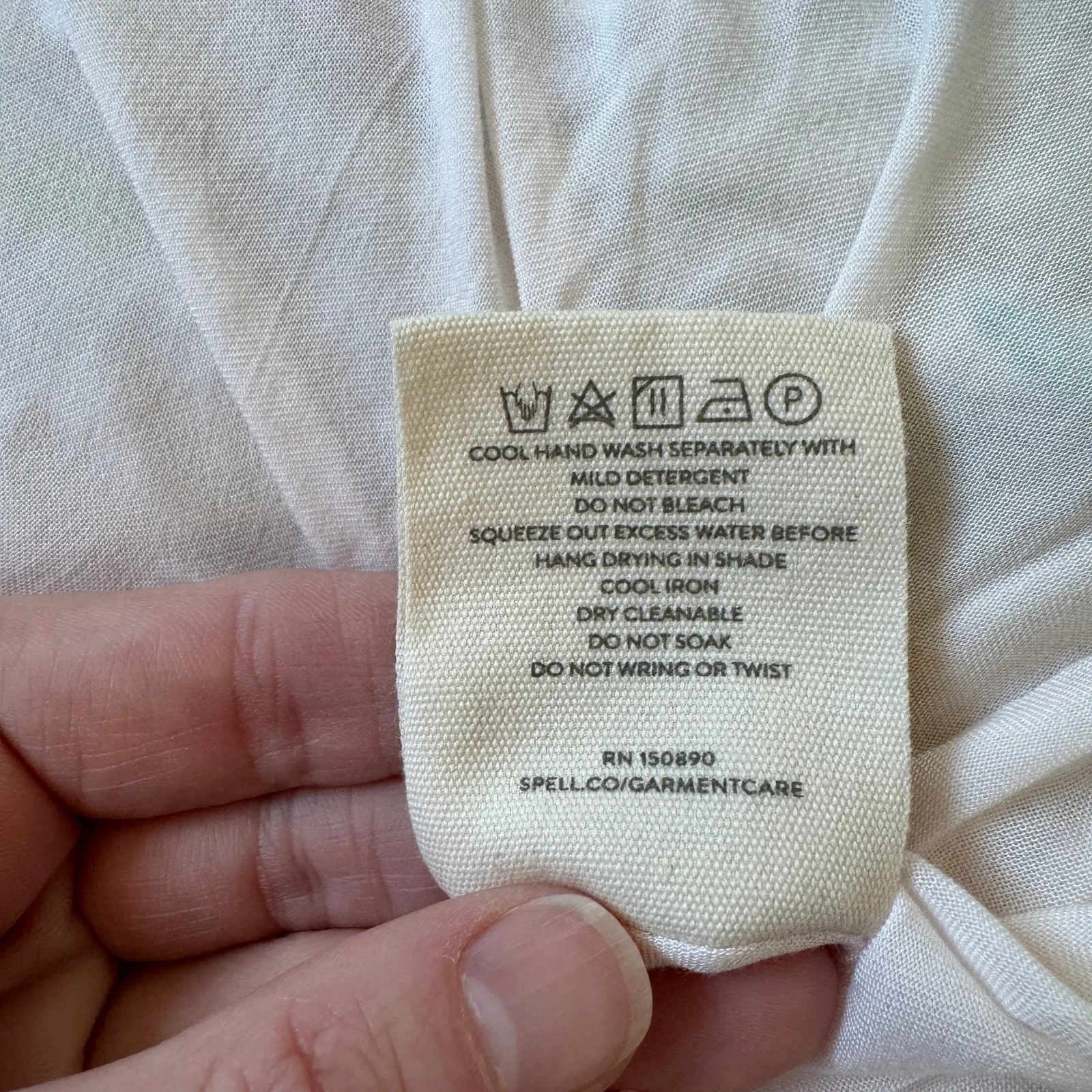 Spell Cream Floral Mini Dress - Image 9