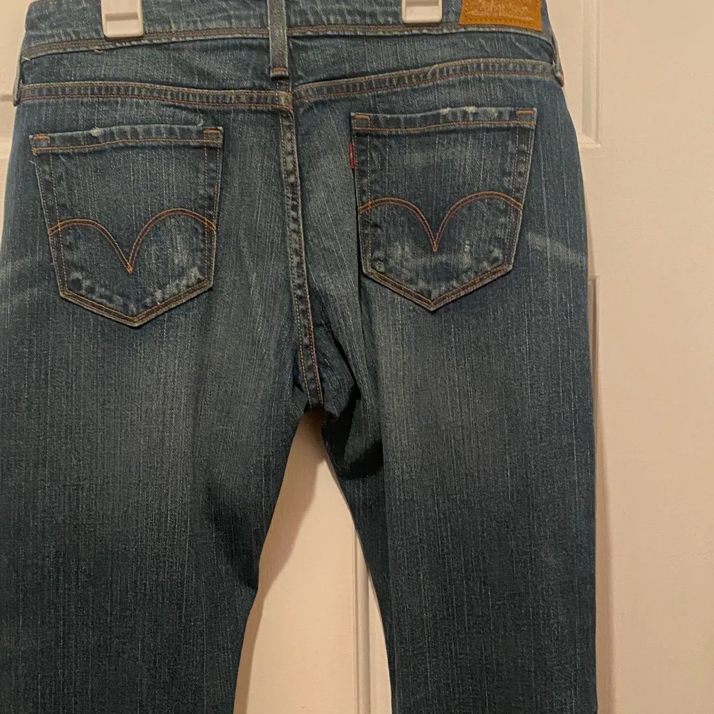 Levi's Women's Dark Blue Skinny Jeans - Image 8