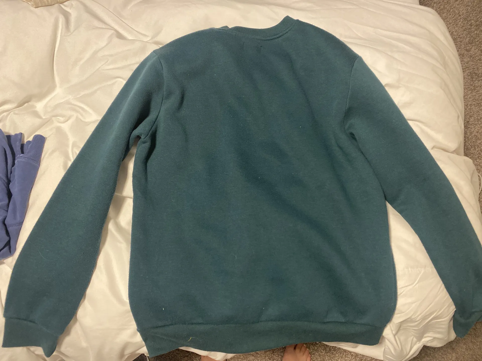 Forever 21 Dark Green Crew Neck Size M - Image 2