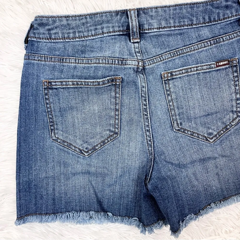 Women’s Blue Denim Jean High Rise Shorts 0 - Image 6