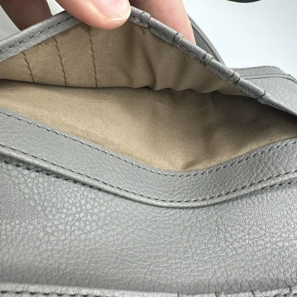 Relic Dylan Checkbook Crossbody Shoulder Wallet Purse | Smoke Gray MSRP $36 - Image 6