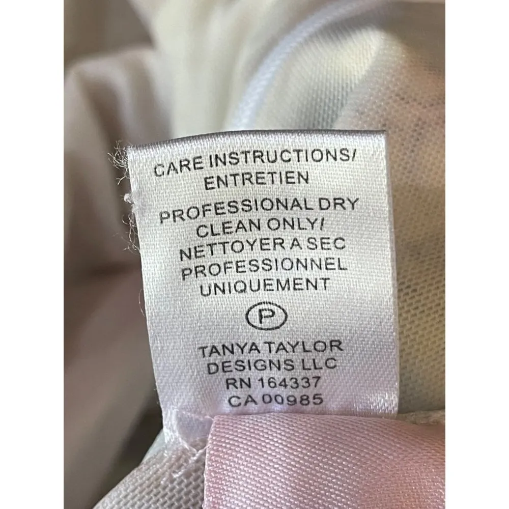 Tanya Taylor  Floral Alondra Top White Womens Size 4 - Image 13