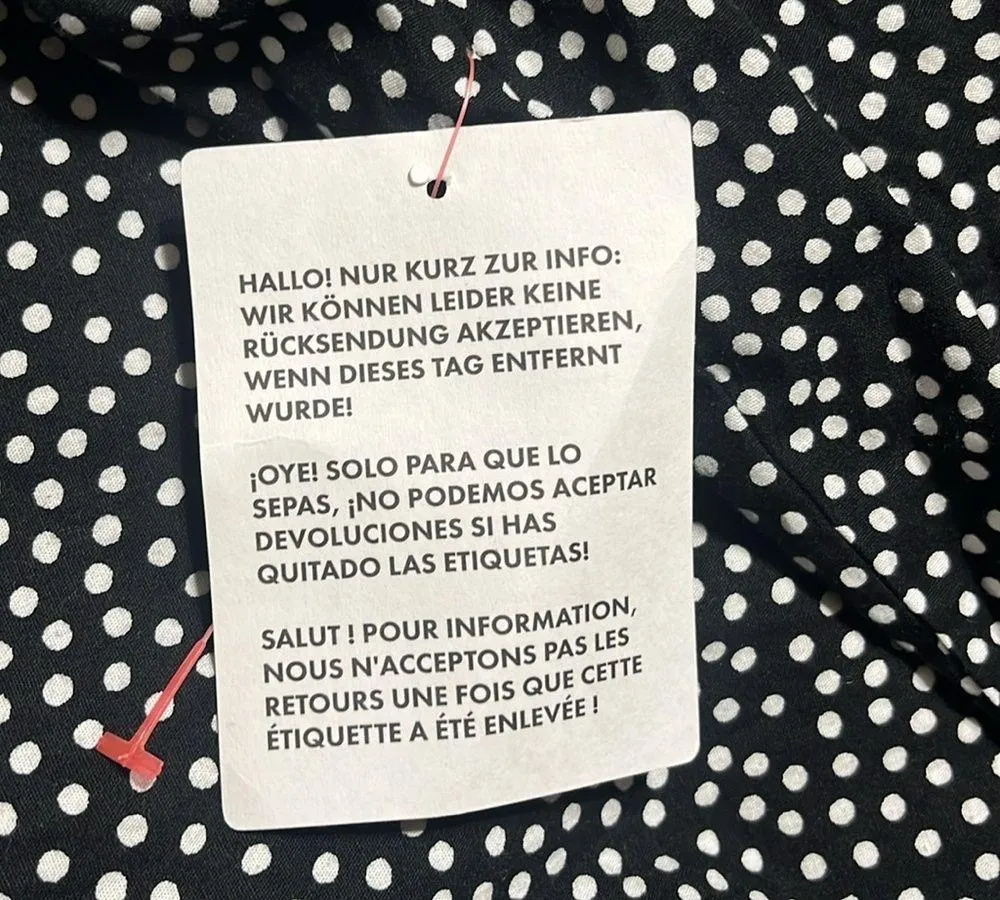 Design Sz 8 Oversized Puff Sleeves Ruffles Covered Button Up A-line Cotton - Image 5