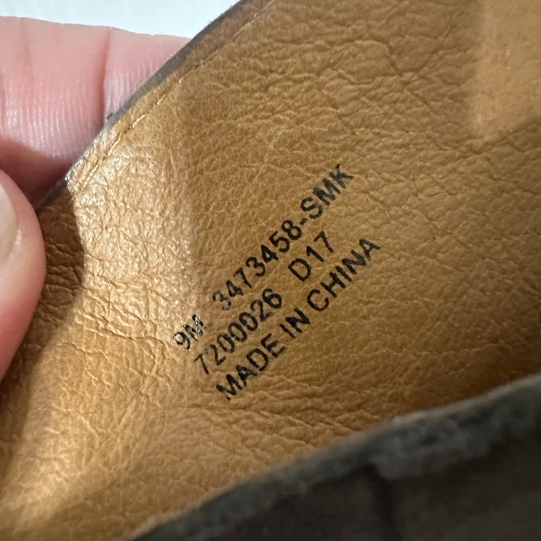 Frye Suede Peep Toe Heeled Booties - Image 6