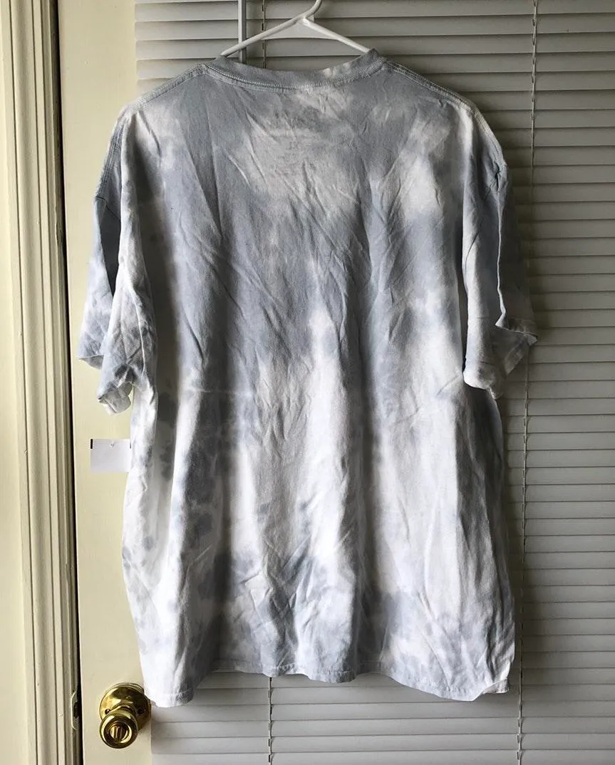 BARBIE TIE DYE GRAPHIC TEE OVERSIZED T SHIRT Gray Size XL - Image 2