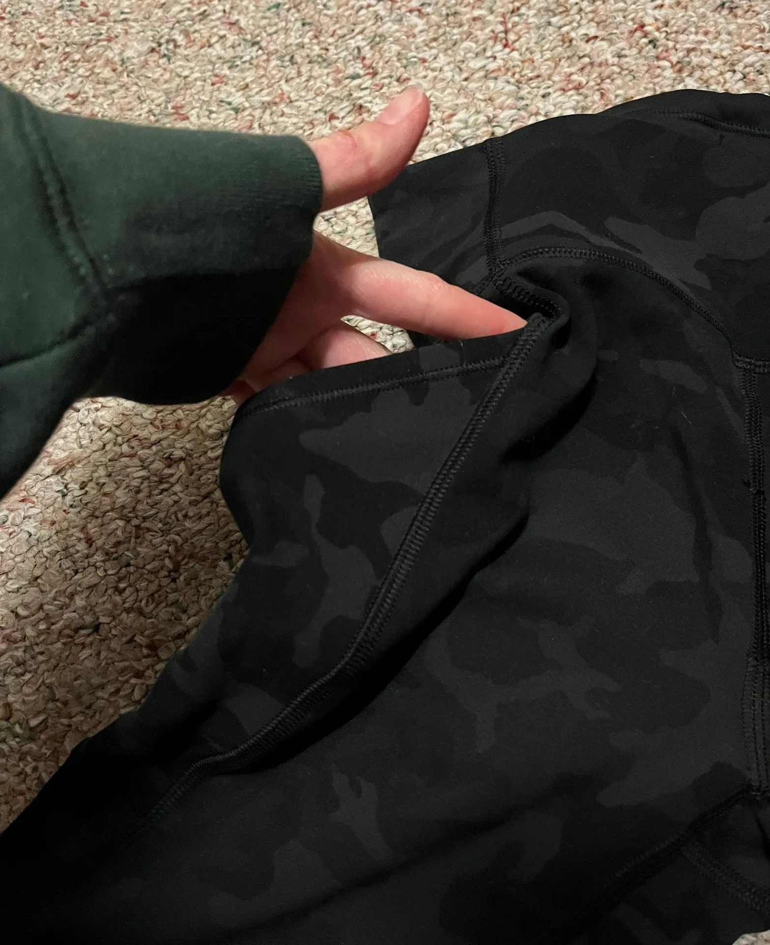 Lululemon Black Camo  Leggings - Image 6