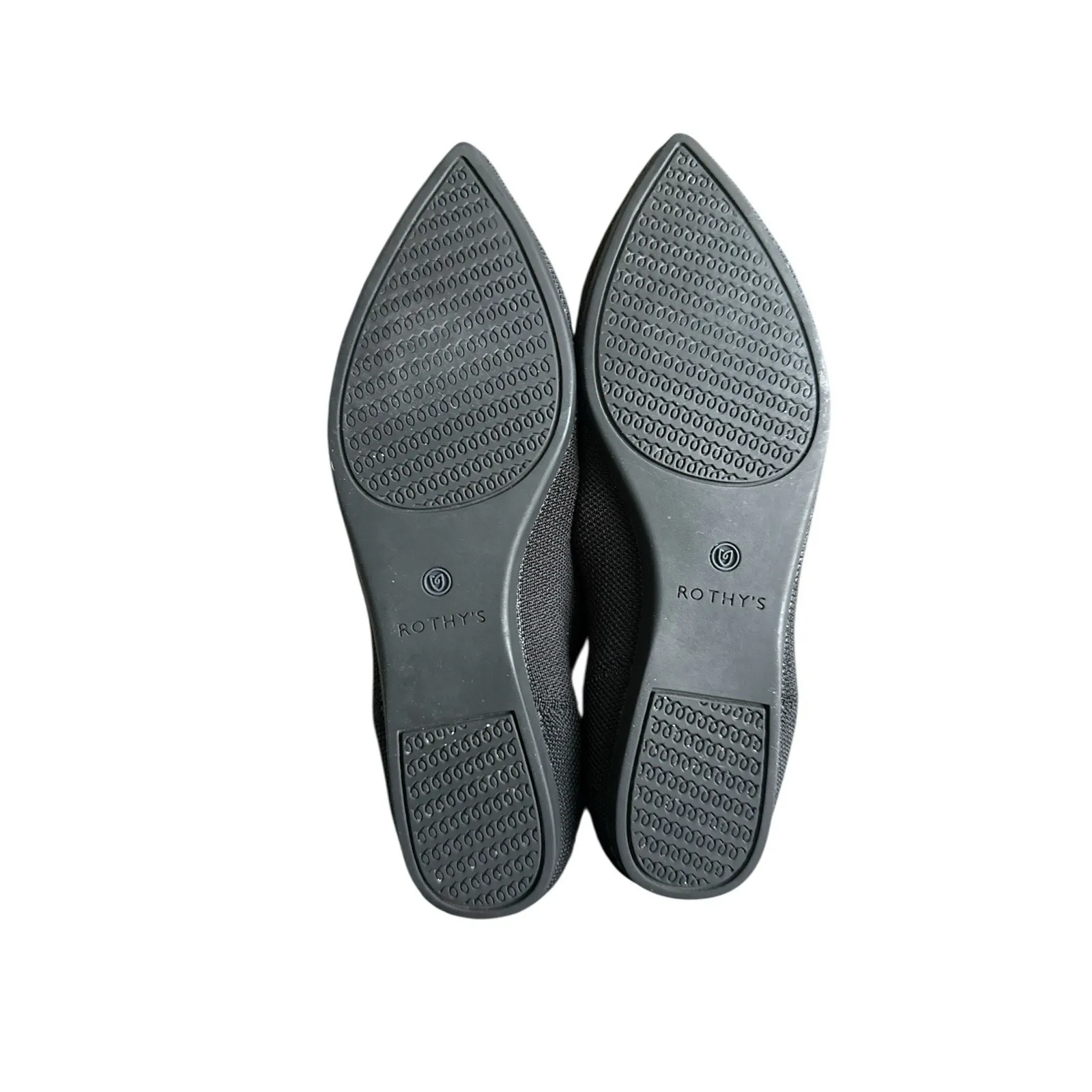 Rothy's‎ The Point Flats Womens Size 7.5 Black Slip On Comfort Shoes Washable - Image 4