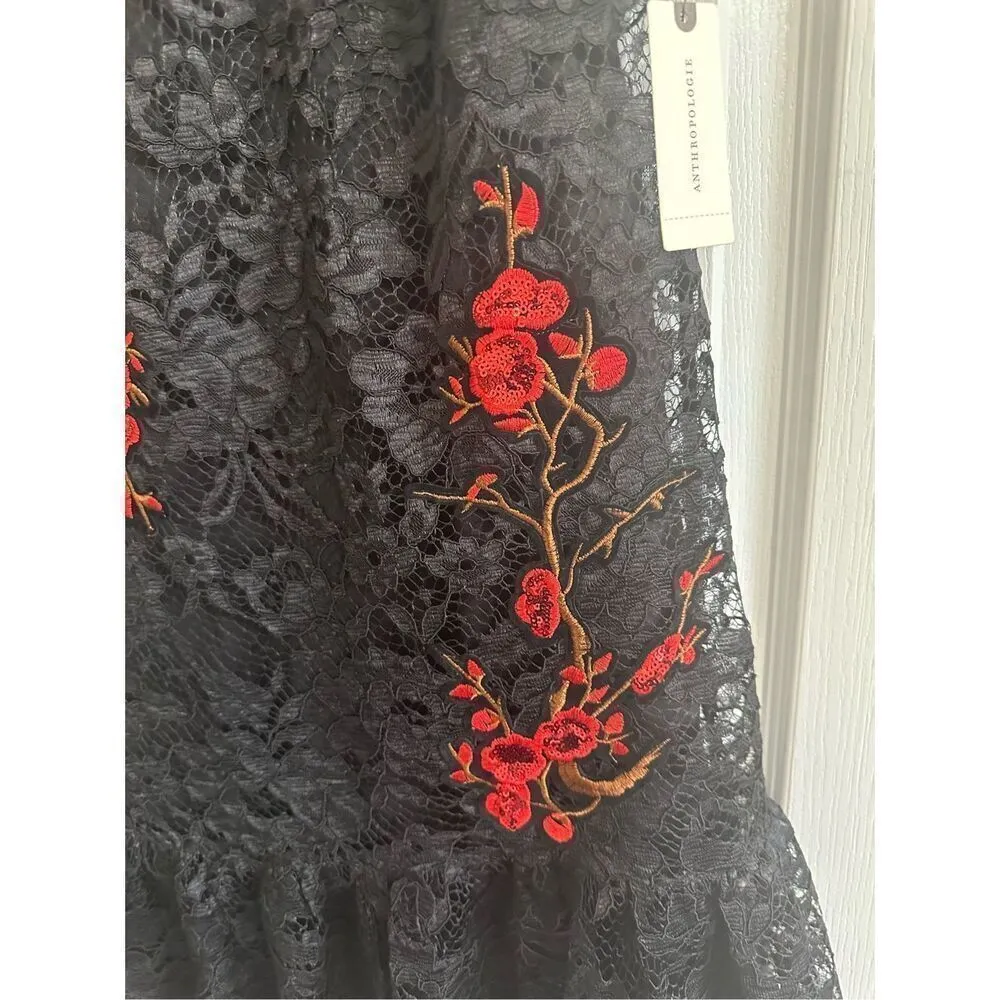 NWT Nicole Miller New York Anthropologie Sequin Midtown Lace Dress Dress Size 6 - Image 5