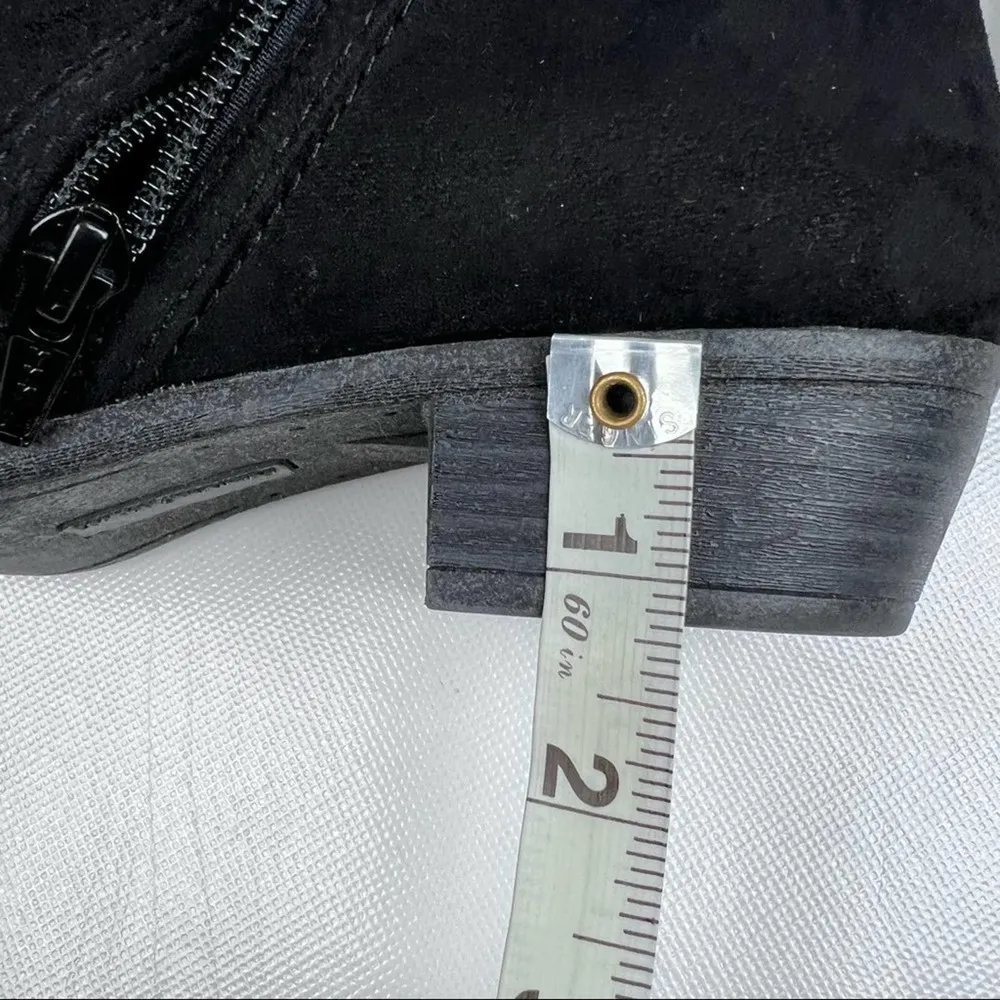 SO  Women’s Black Ankle Boot Low Heel Sz 8.5 - Image 11