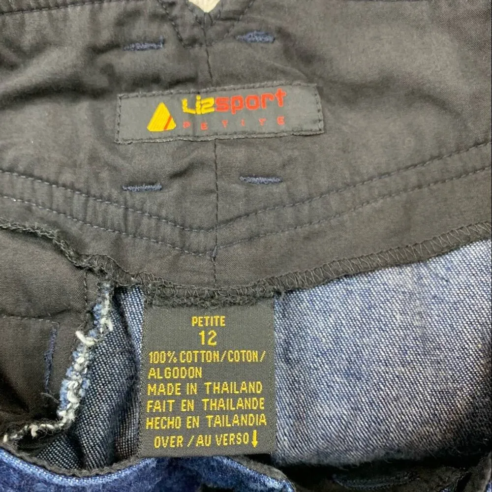 Vintage Liz Sport Denim Jean Midi Maxi Skirt 30" waist - Image 4