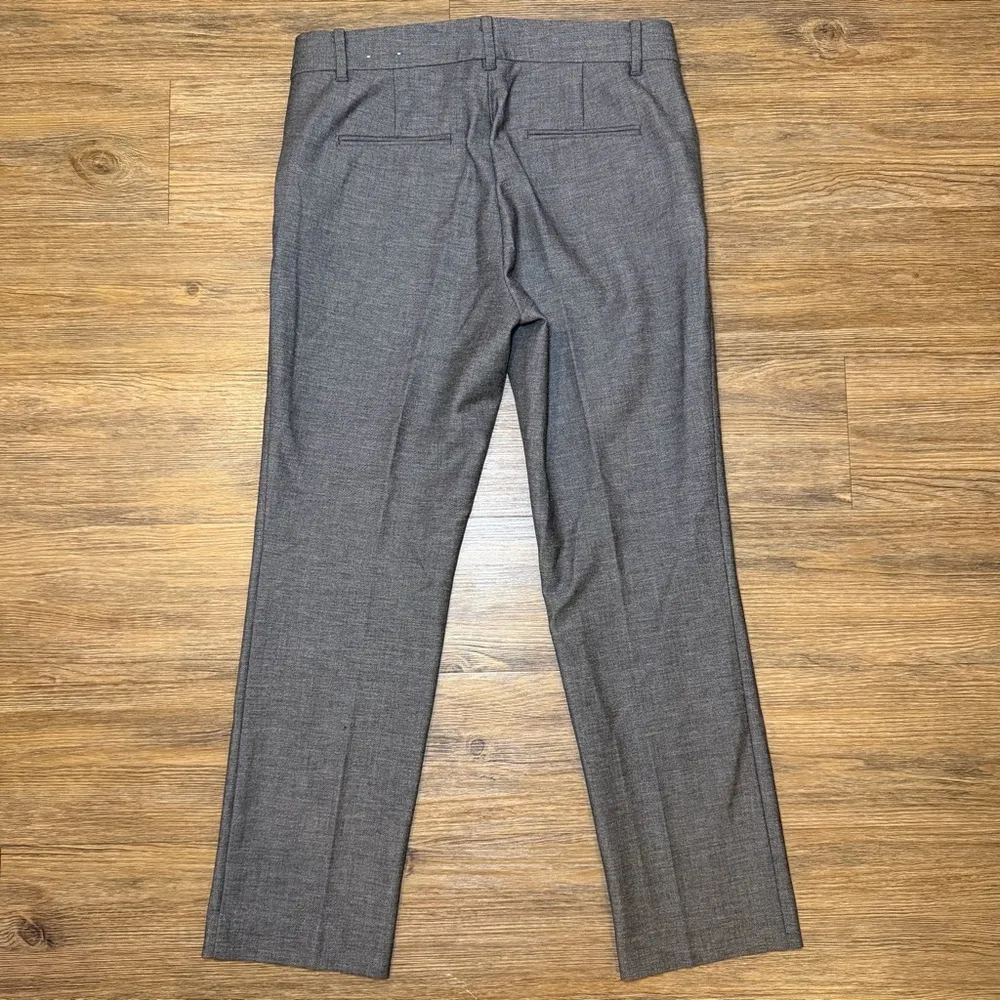 Ann Taylor Gray Straight-Leg Dress Pants Size 4 NWOT Work Office Wear - Image 12