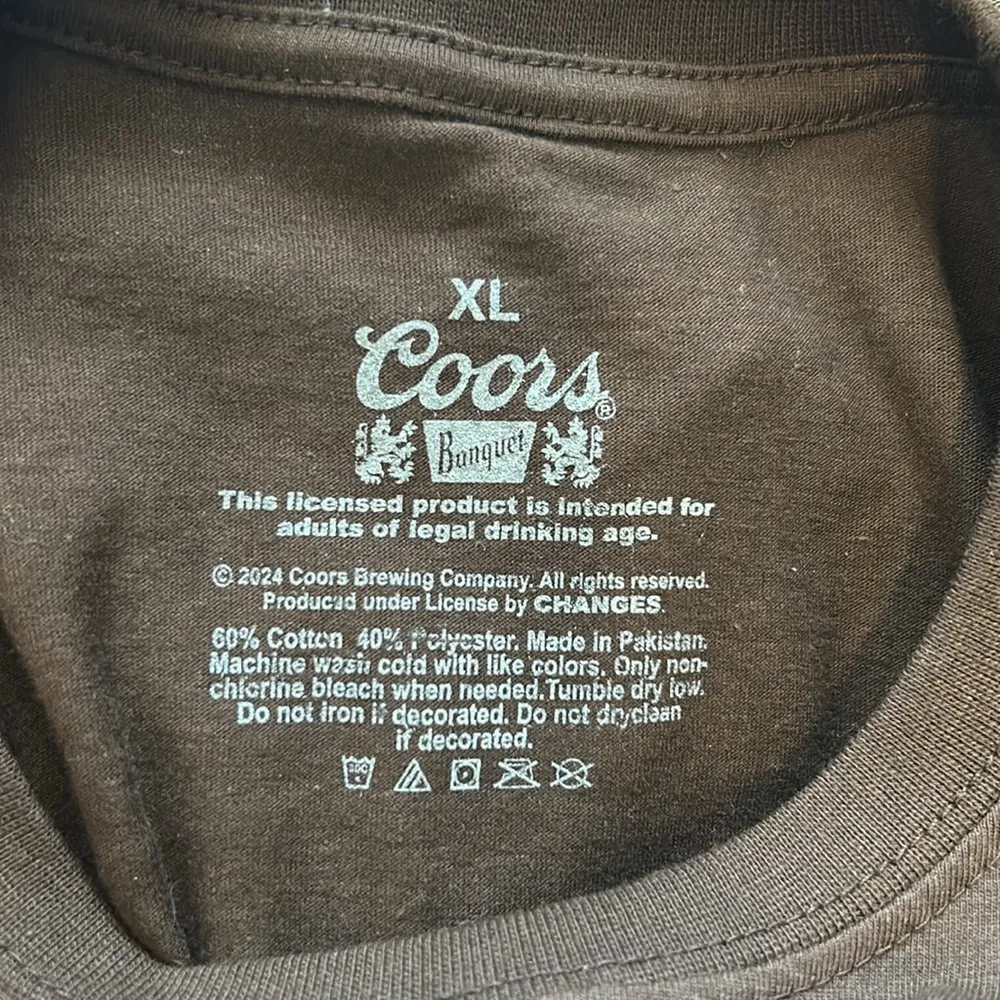 COORS BANQUET LOGO SHORT SLEEVE GRAPHIC T-SHIRT - Image 7