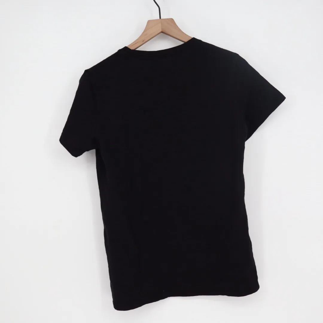 AMERICAN GIANT Mens Black Crew Neck T Shirt Size L Made in USA Cotton Size L - Image 5