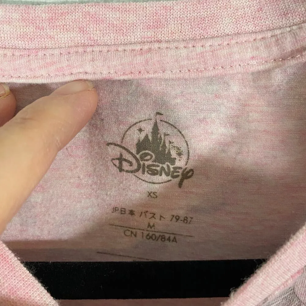 Disney Women's Pink "Being a Princess is Exhausting" Graphics Top Size XS - Image 6