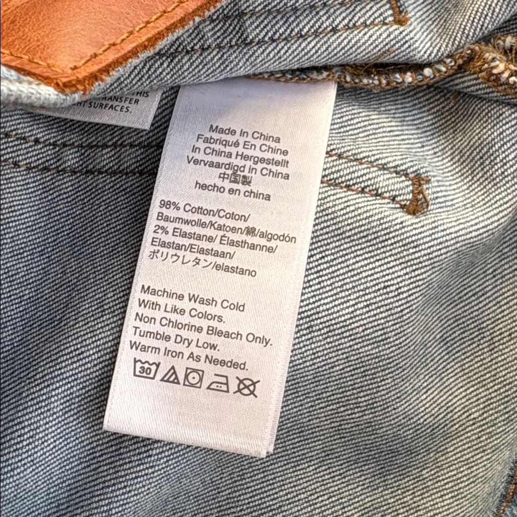 EUC J. Crew Point Sur Wide Leg Crop Button Fly Jeans Size 27 - Image 6