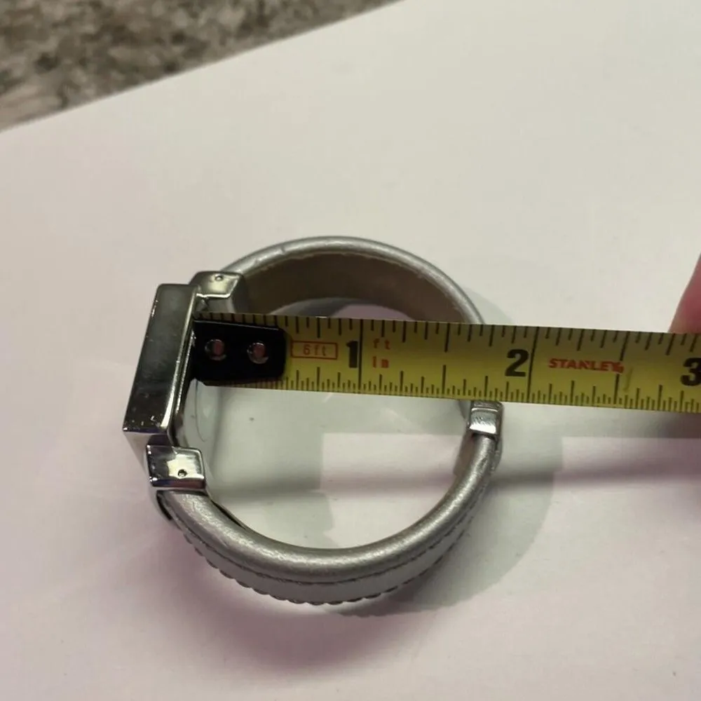 Working Osirock Women’s Wrist Watch Stainless Steel / Grey Leather Band - Image 9