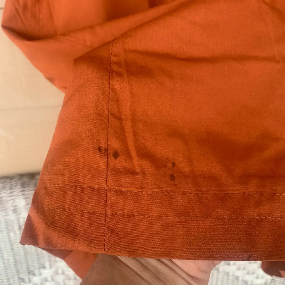 Vintage Berghaus Designs Trench Coat. 781 Orange Size 8 - Image 7