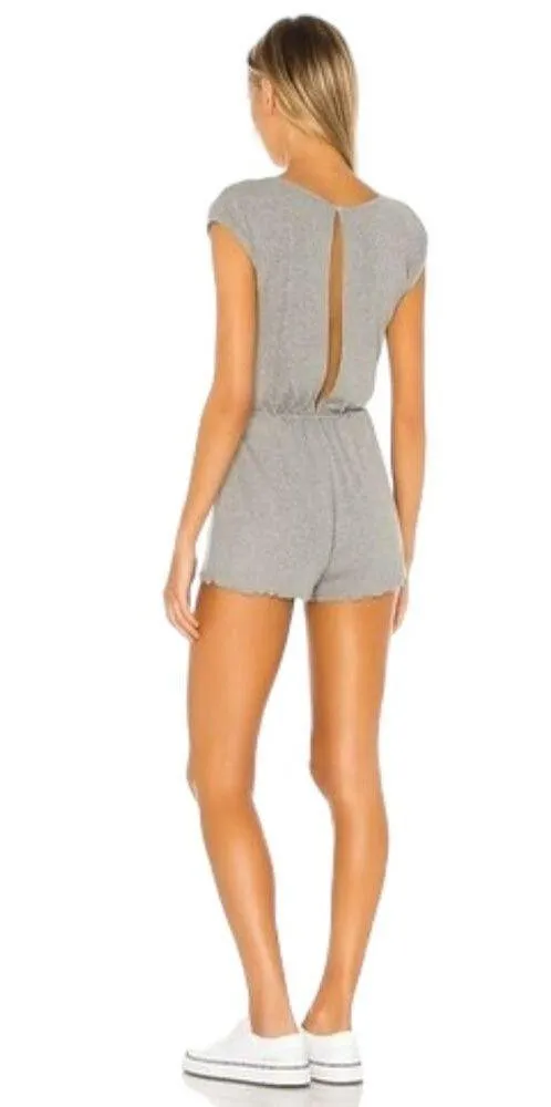 Lovers + Friends Tracey Romper - Gray - XS - Image 11