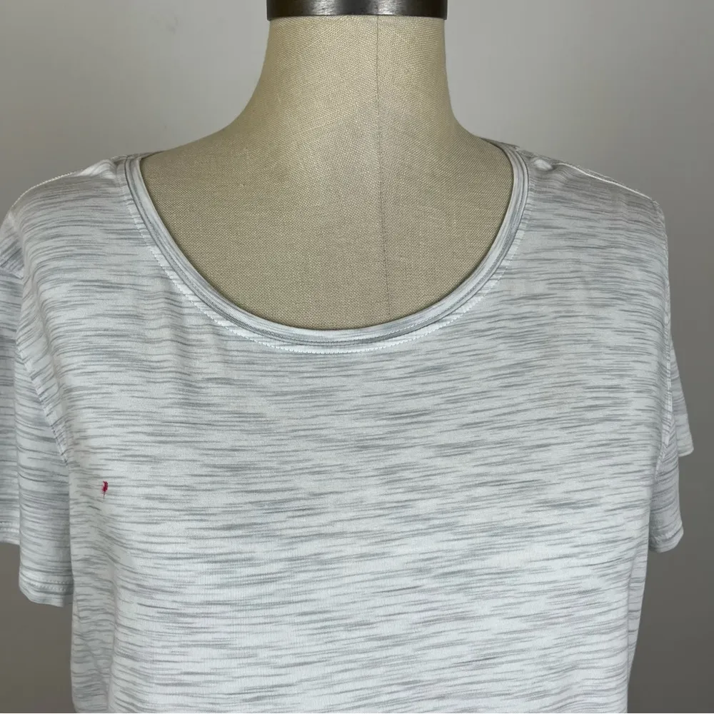 Lululemon Love Crew III in 3 Colour Space Dye Ice Grey Alpine White - Image 4