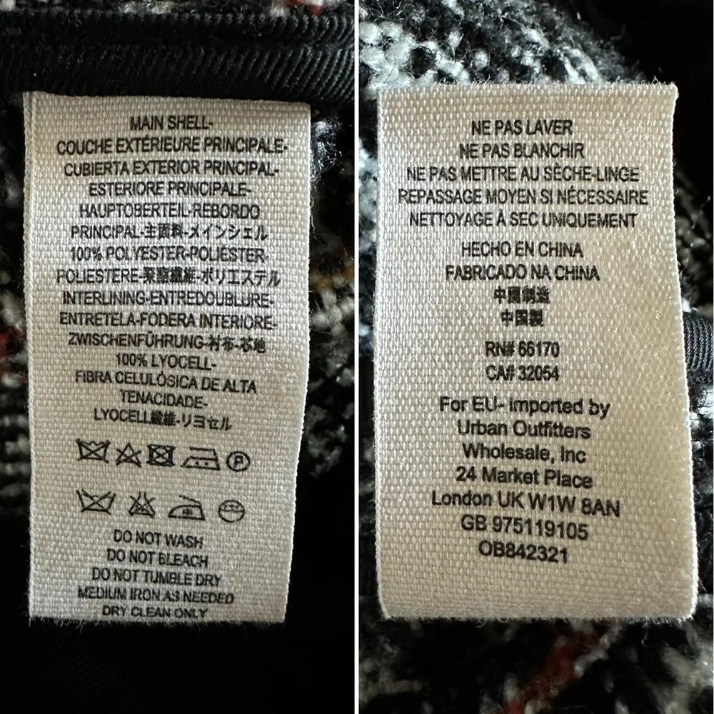 Eisenhower Plaid Tweed Slouchy Jacket - Image 8