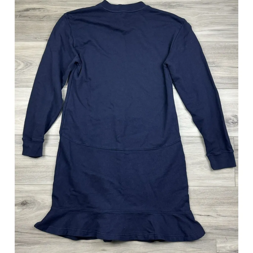 Derek Lam 10 Crosby Camden Dress Sz S Blue Dropped Shoulder Sweatshirt NWOT $295 - Image 8