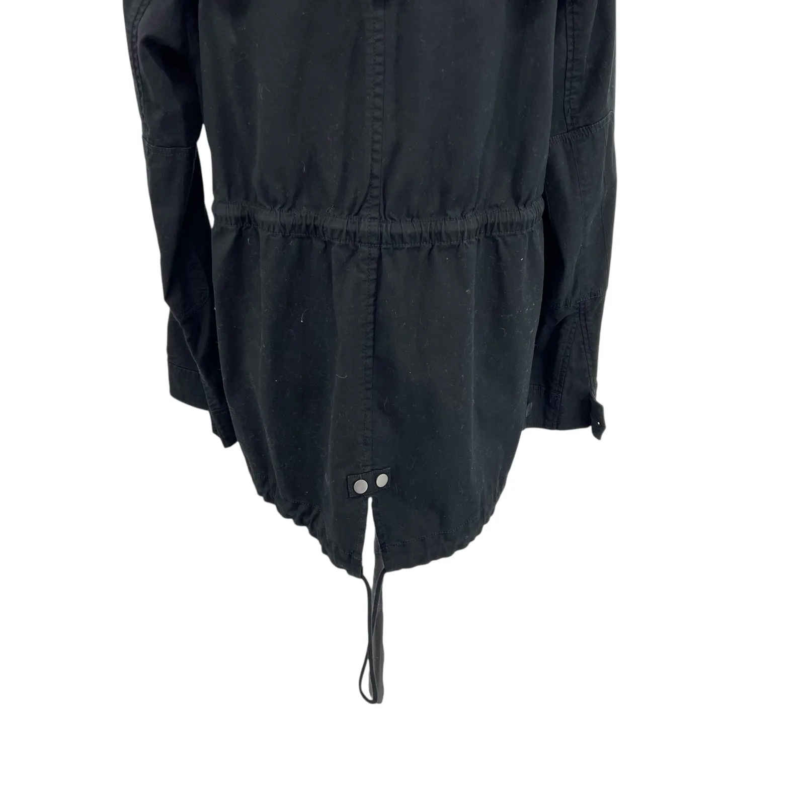 Atm Anthony Thomas Melillo Washed Cargo Jacket Cotton Black Size Medium - Image 11