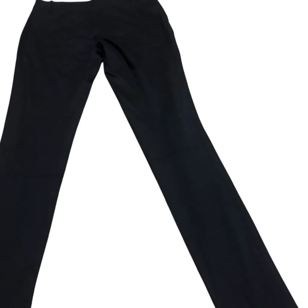 Moschino Black Knit Skinny Pants Pull-On Zipper Ankles Stretch Size 6 Women's - Image 9