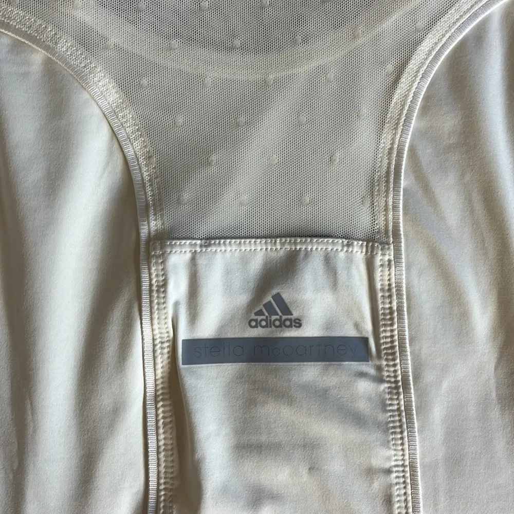 adidas x stella mccartney • polka dot sheer mesh x34784 athleisure top Size XS - Image 11