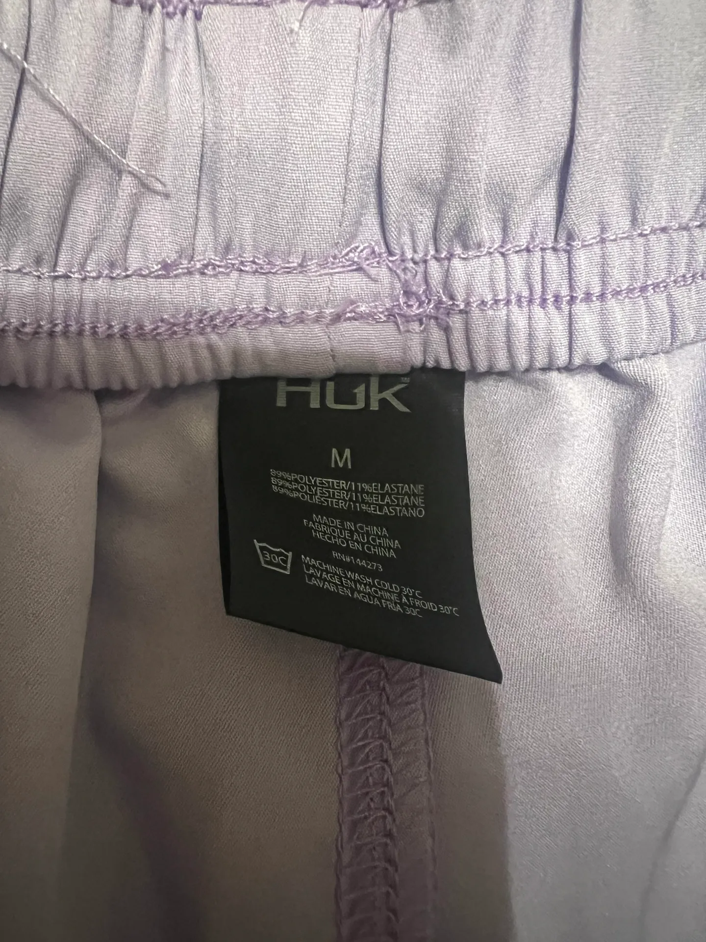 Women’s Purple Huk Shorts Size M - Image 2