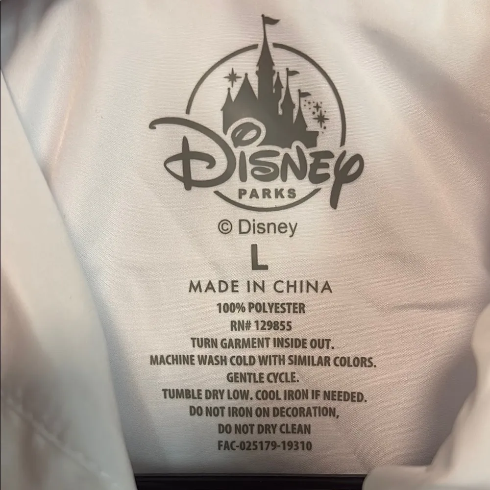 Disney Parks White Polyester Fantasyland Jacket NWT - Image 5