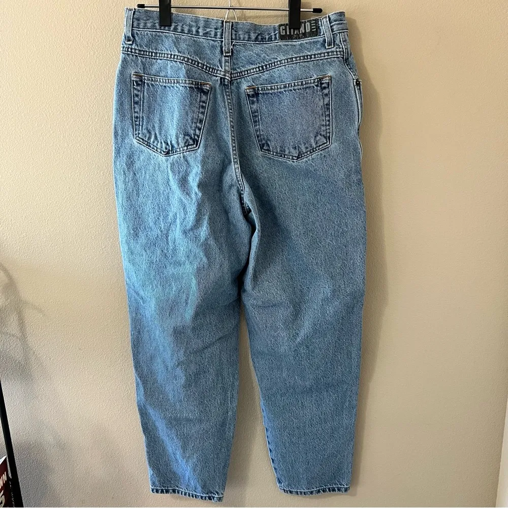 Vintage Gitano Mom Jeans Denim Women’s 14 Average Stonewashed Blue Tapered - Image 2