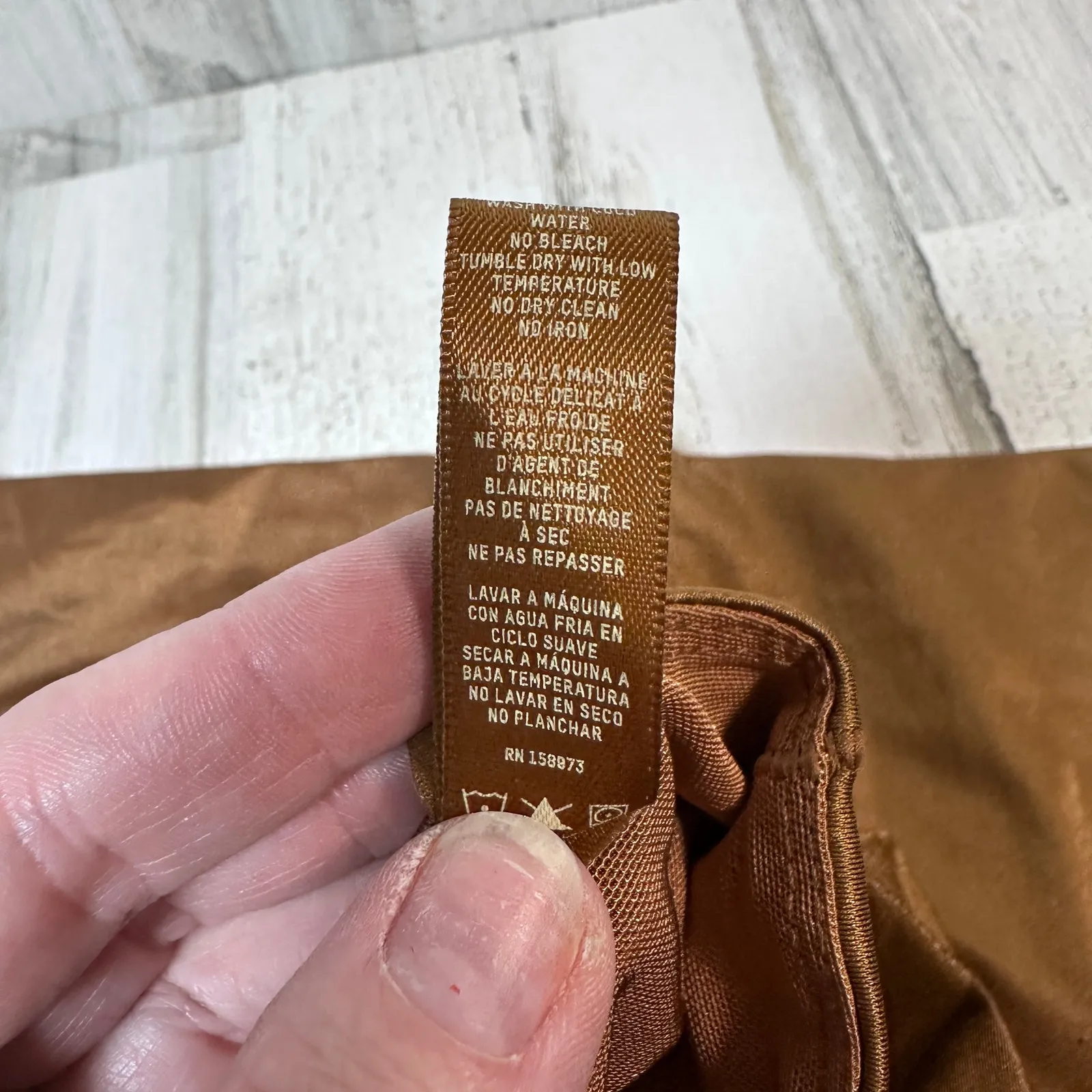 SKIMS Shine Mock Neck Bodysuit Jasper (Warm Brown) 2XL | Compression | MSRP $145 - Image 6