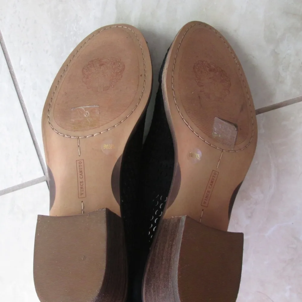 Vince Camuto Black Suede Booties - Size 8 - Image 2