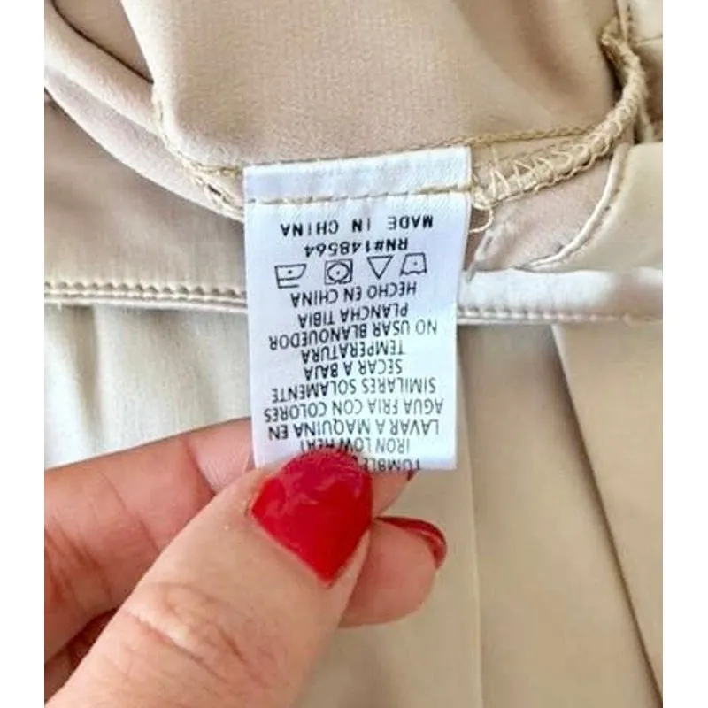 AKIRA Hansel Mocha Satin Palazzo Pant Women's sz. S - Image 10