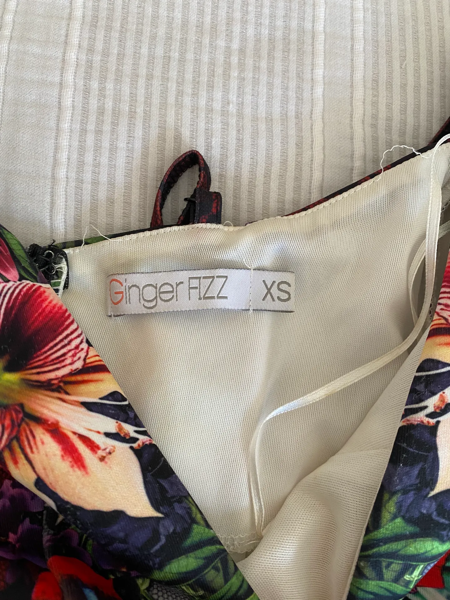 Floral Plunge Dress - Image 7