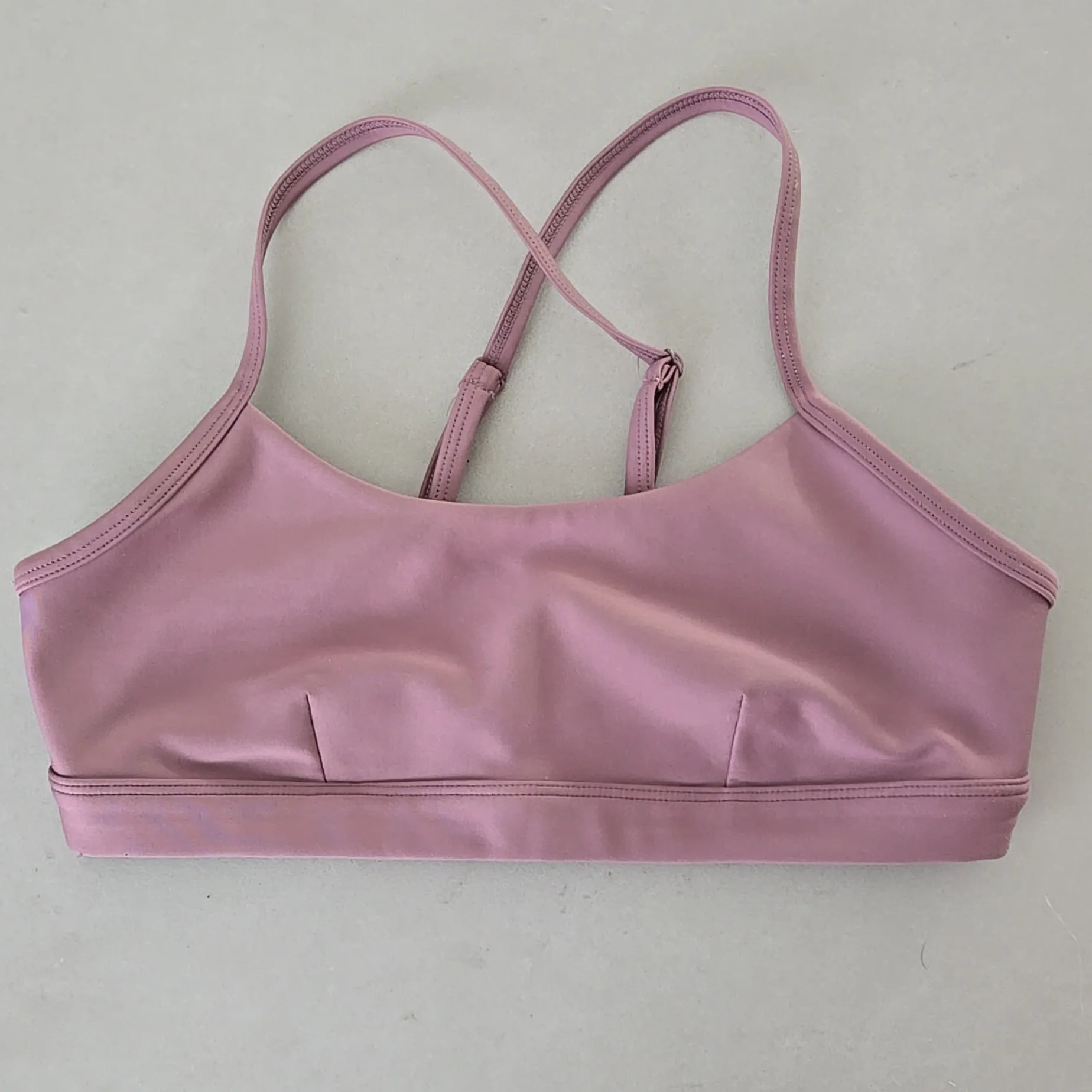 ALO Yoga Utility Pocket High Waist Leggings And Bra Set In Woodrose - Image 2