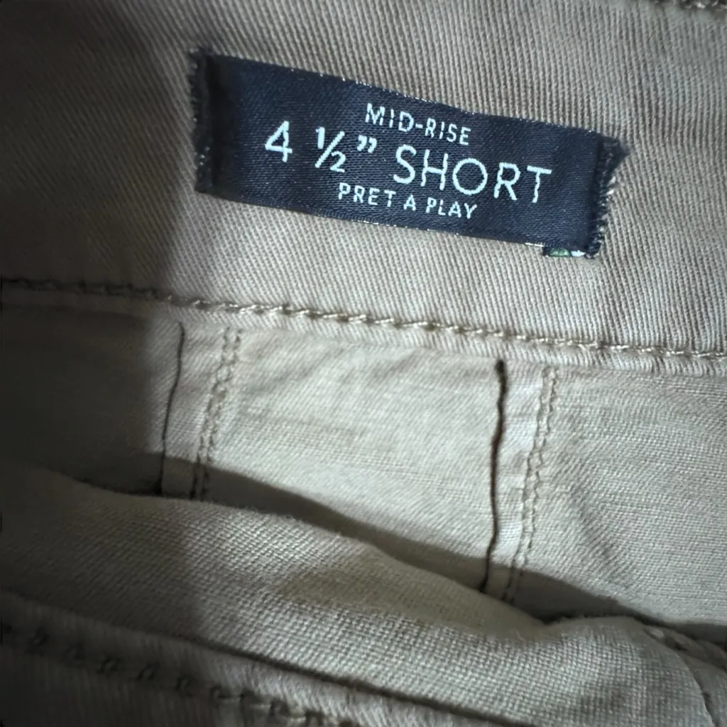 White House Black Market Olive Cargo Shorts - Image 3