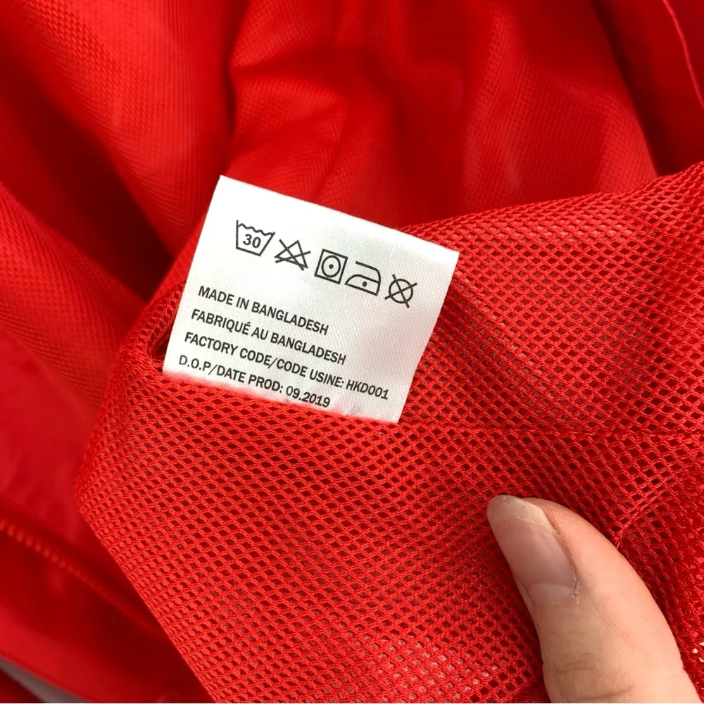 WOODS Longline Rain Jacket Bright Red S - Image 11