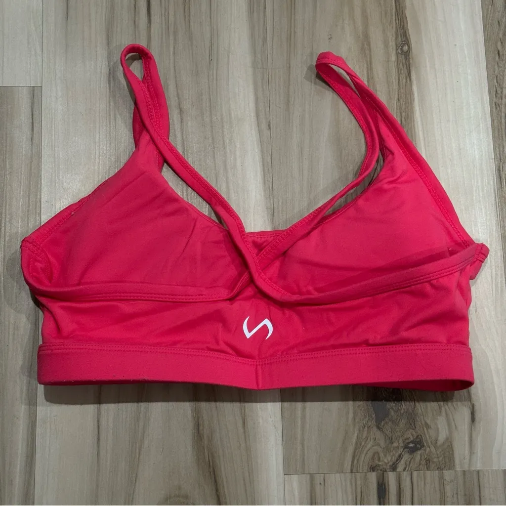 TLF Pink Sports Bra Women’s Medium - Image 3